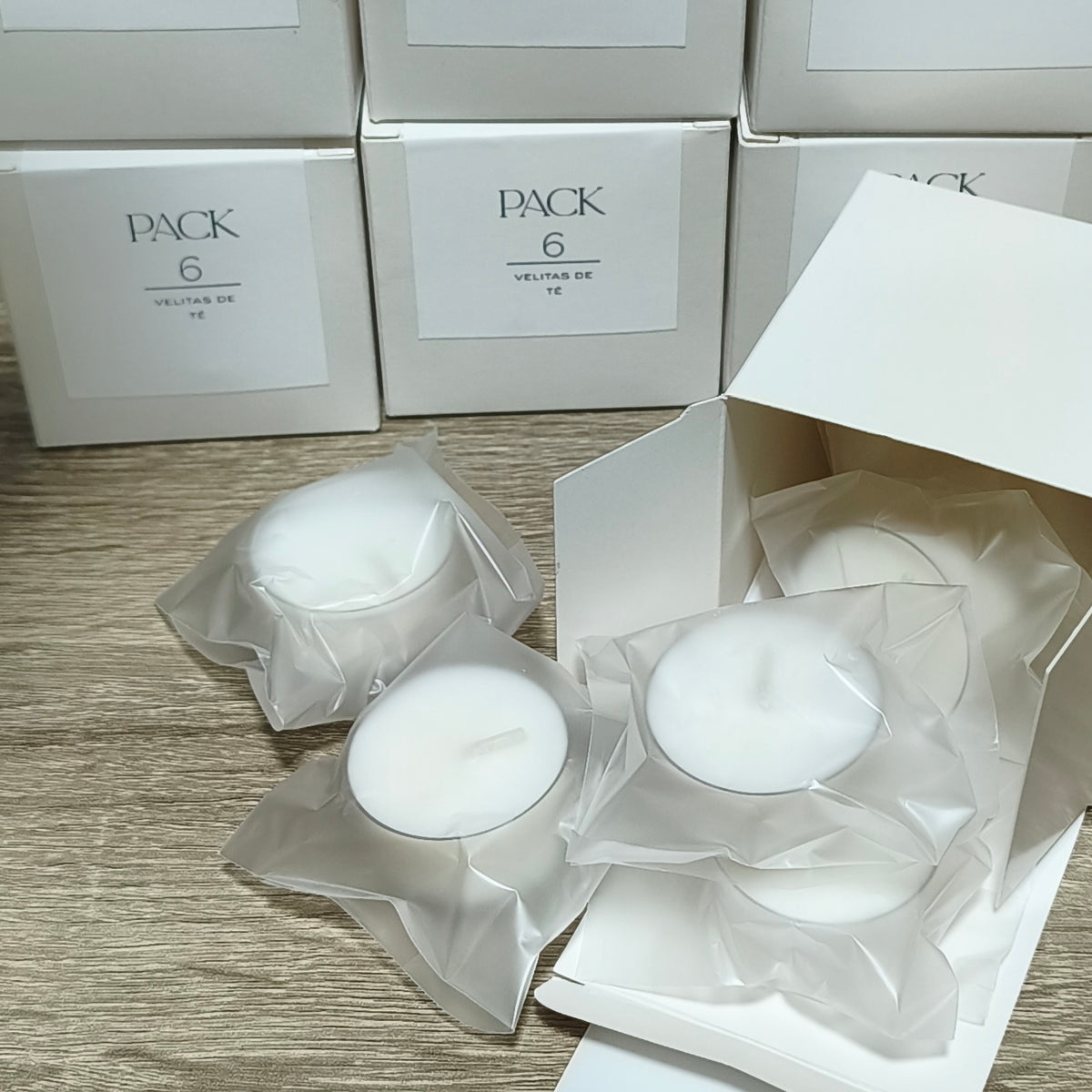 PACK 6 VELITAS DE TÉ